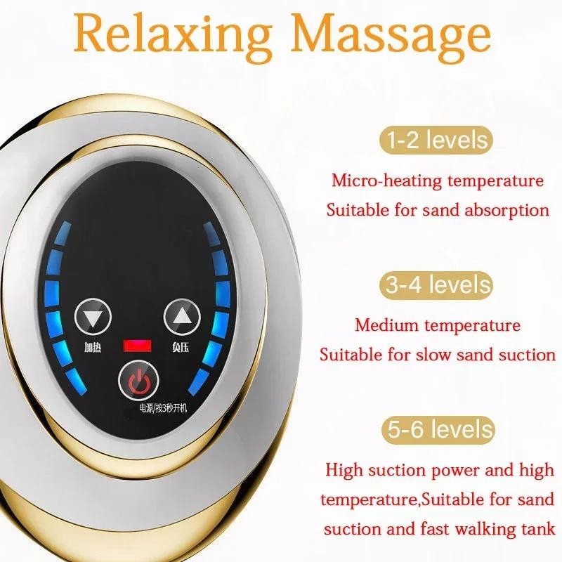 Home Electric Cupping Massage Vacuum Suction Cup Heating Body Fat Burner Tool