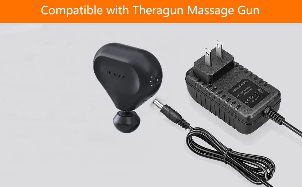 Massage Gun Charger Power Cord for Mini & Prime – AC Adapter Power Supply