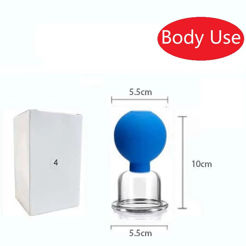 Slimming Face Sucker Suction Cup Vacuum Cupping Jar Cellulite Massager for Beaut