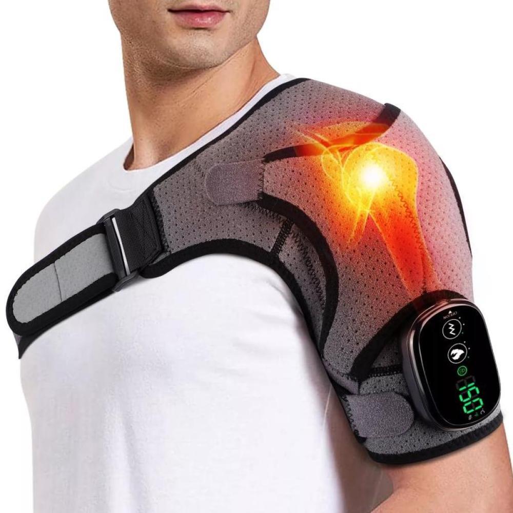 Electric Shoulder Massager with Heat Vibrating Therapy pain relief & relaxation