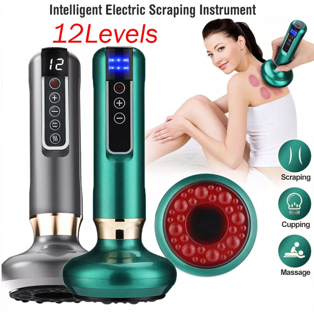 Handheld Cupping Therapy Set – 12 Level Adjustable Vacuum Massager for Cellulite