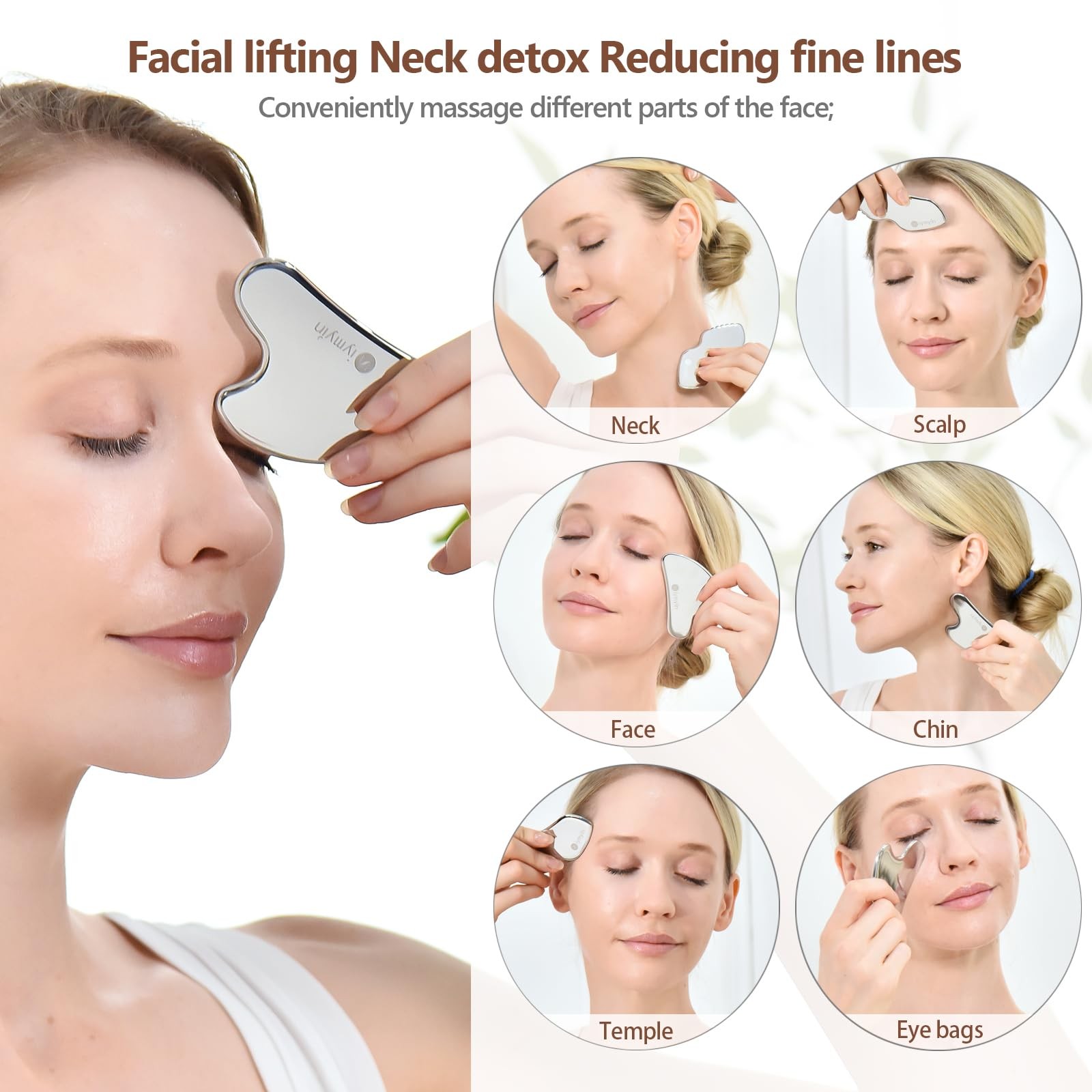 304 Stainless Steel Fascia Gua Sha for IASTM & Sore Muscle Massage