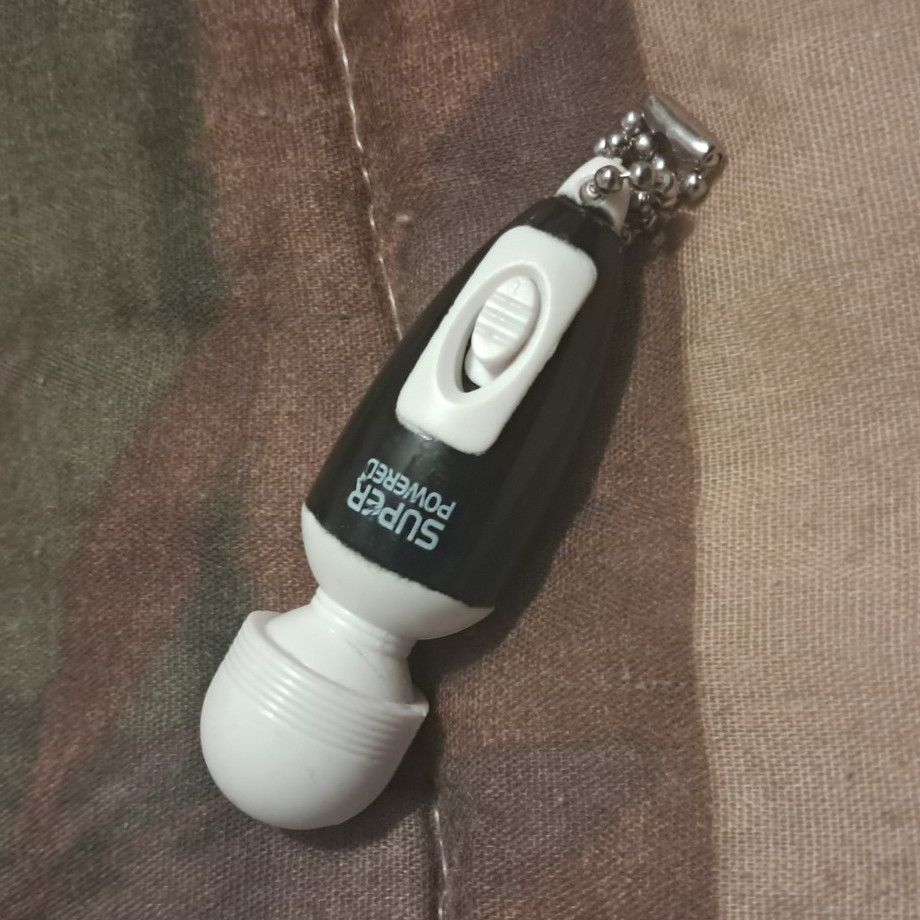 Super Med Handheld Vibrating Massage Wand Full Body Battery, White/Gray