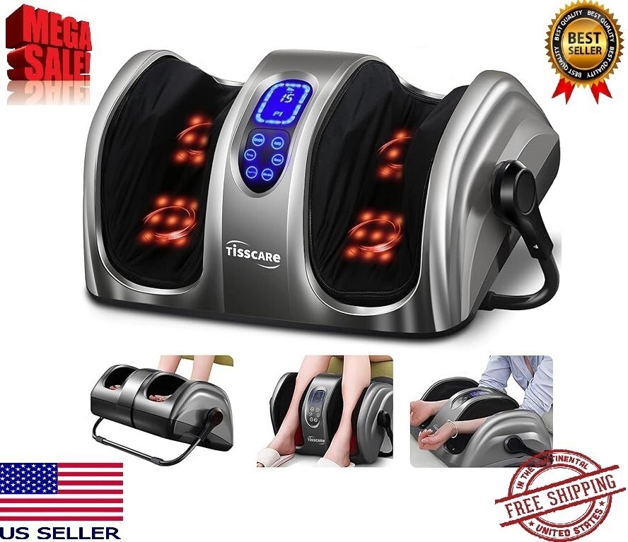 TISSCARE Shiatsu Foot Massager for Neuropathy, Plantar Fasciitis and Pain Relief