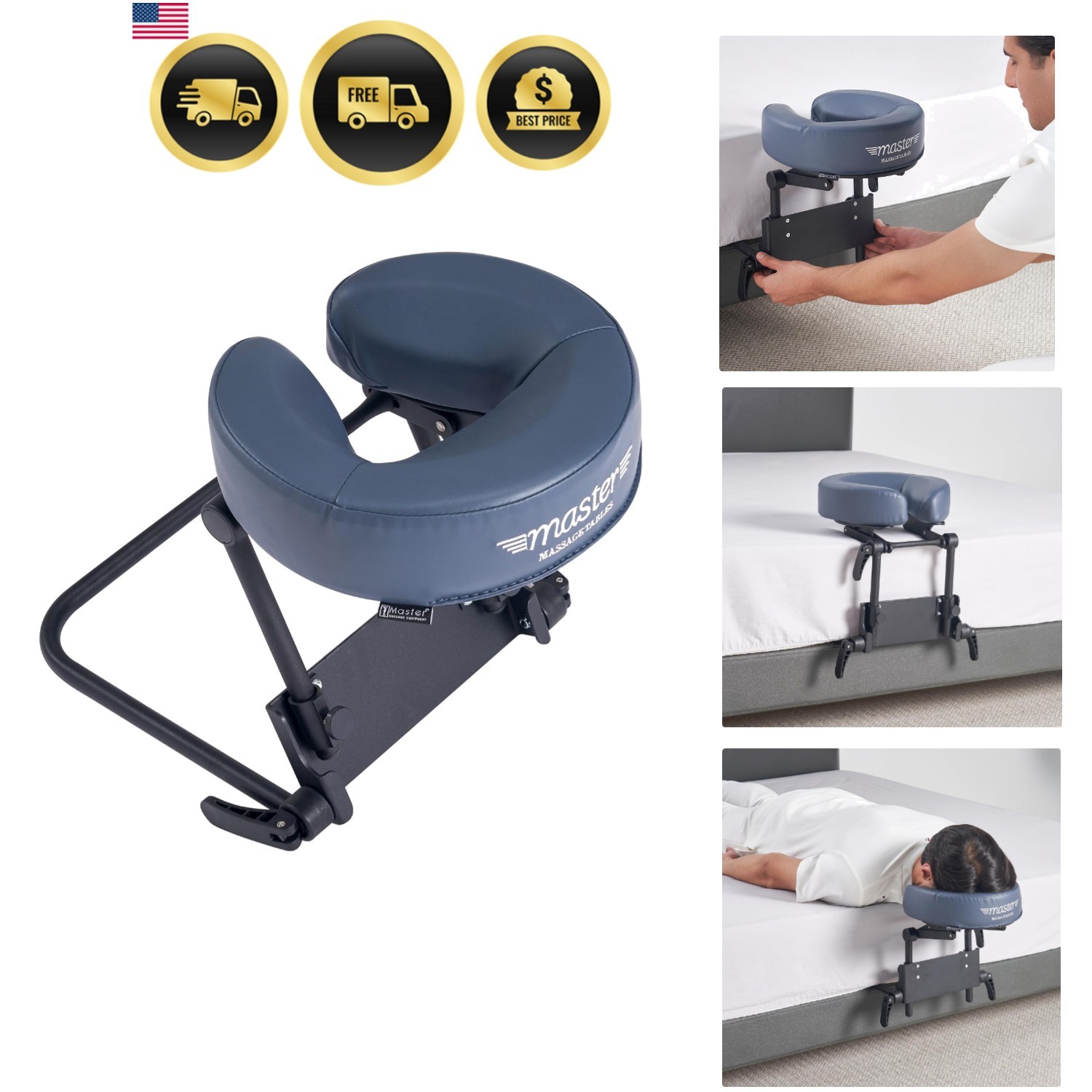 Home Mattress Top Massage Kit Royal Blue