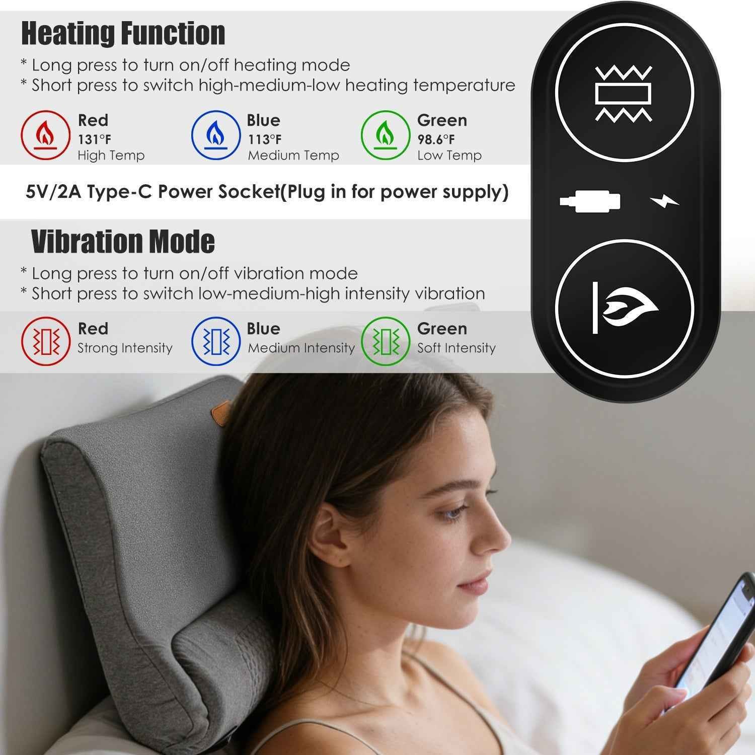 Ergonomic Neck Massager Pillow