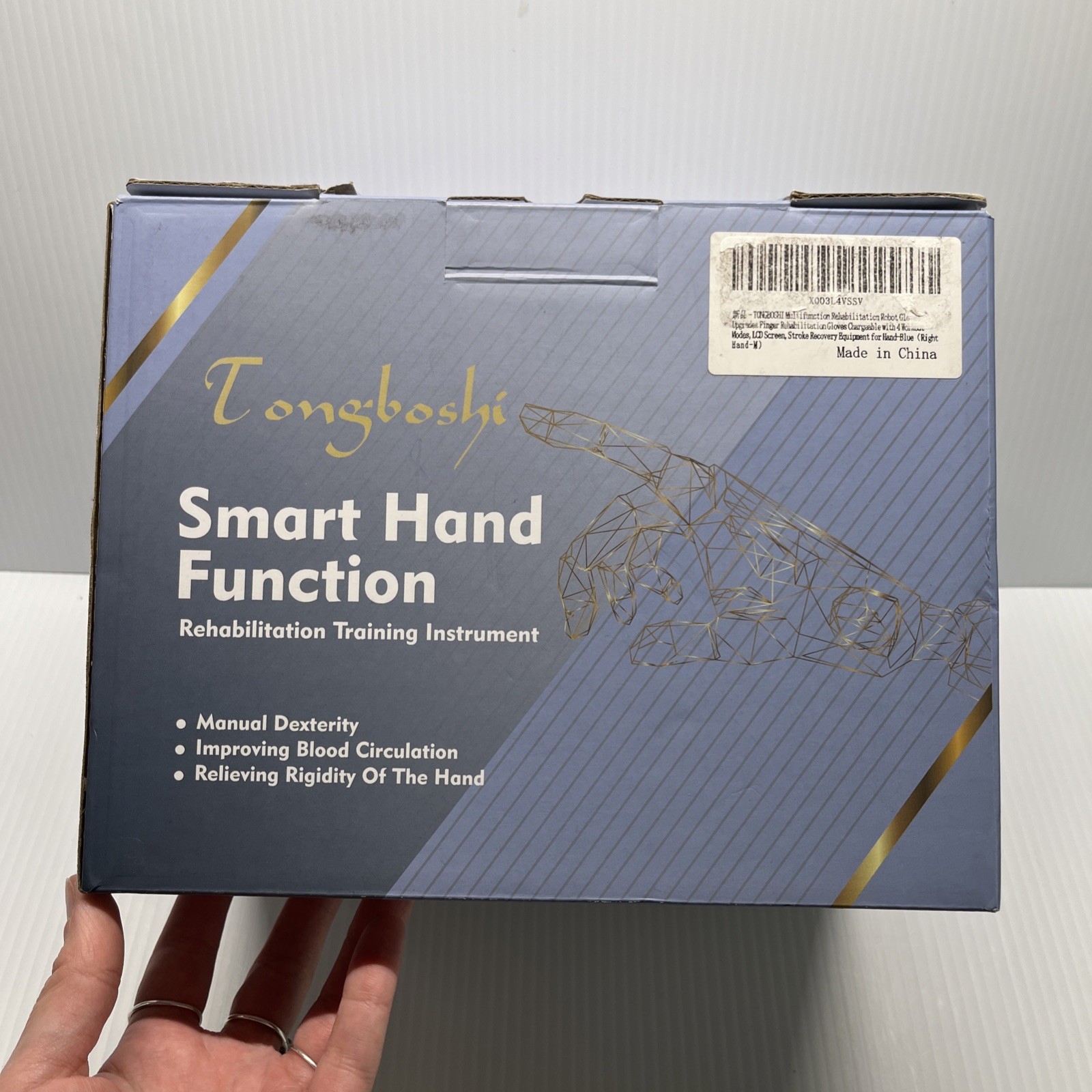 TONGBOSHI Rehabilitation Robot Gloves Upgrades Hand Stroke Massage Right Medium