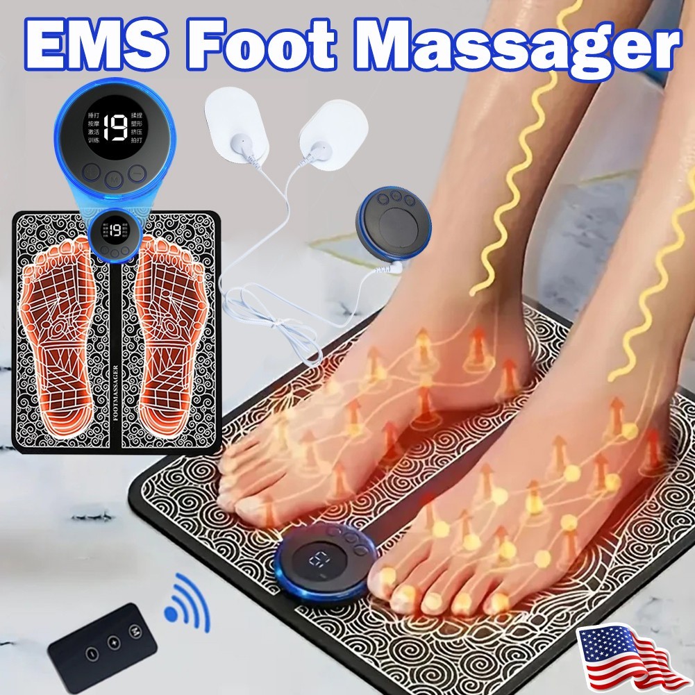 2026 EMS Foot Massager Neuropathy Feet for Circulation and Pain Relief US STOCK