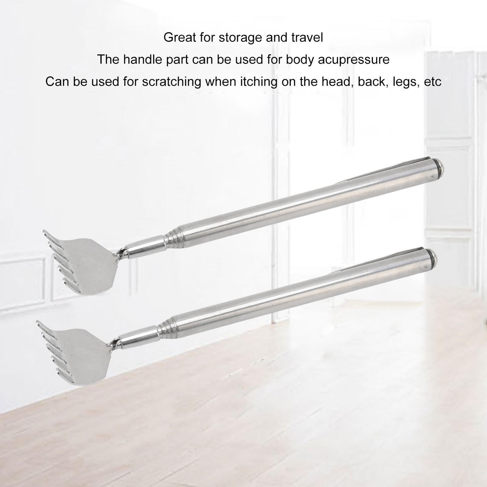 Hot 10pcs Back Scratcher Extendable Mini Portable Foldable Back Scratcher