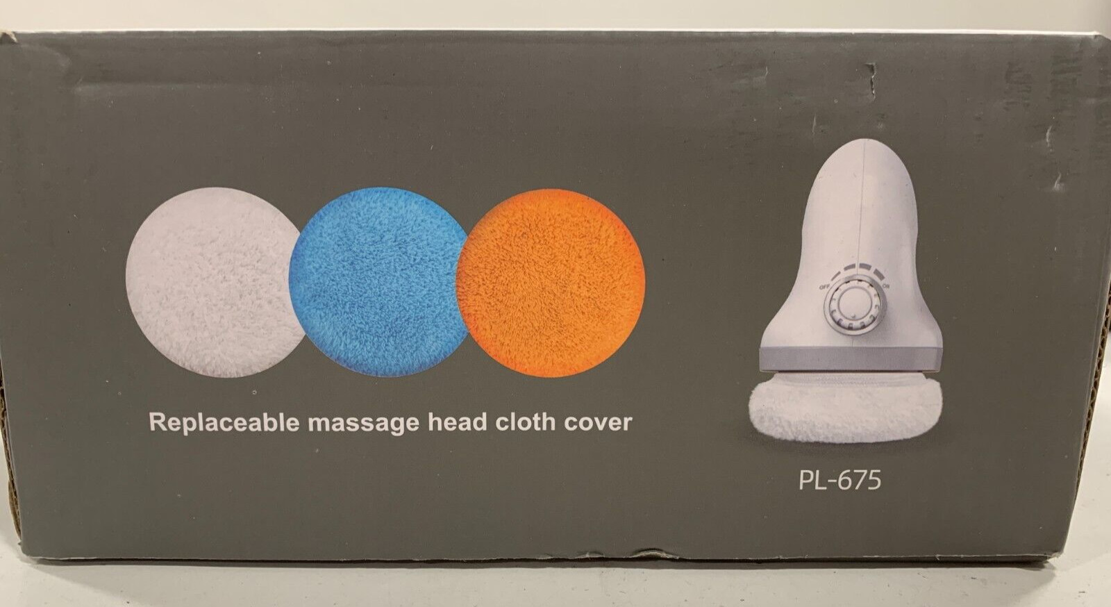 Body Sculpt Massager, Corded, with Cloth Covers (PL-675) Blue
