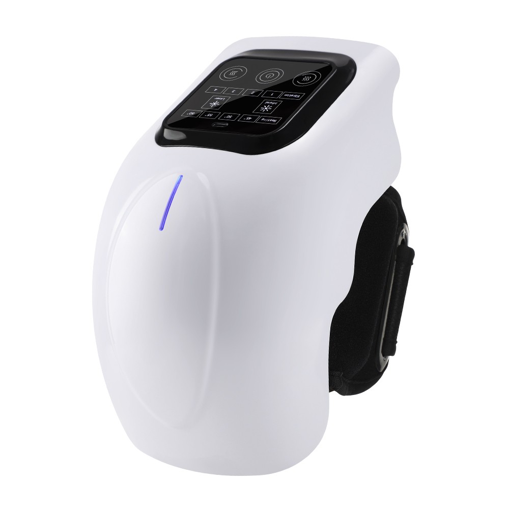Cordless Knee Massager Heated Vibration Therapy Knee Massager W/ Touch Control
