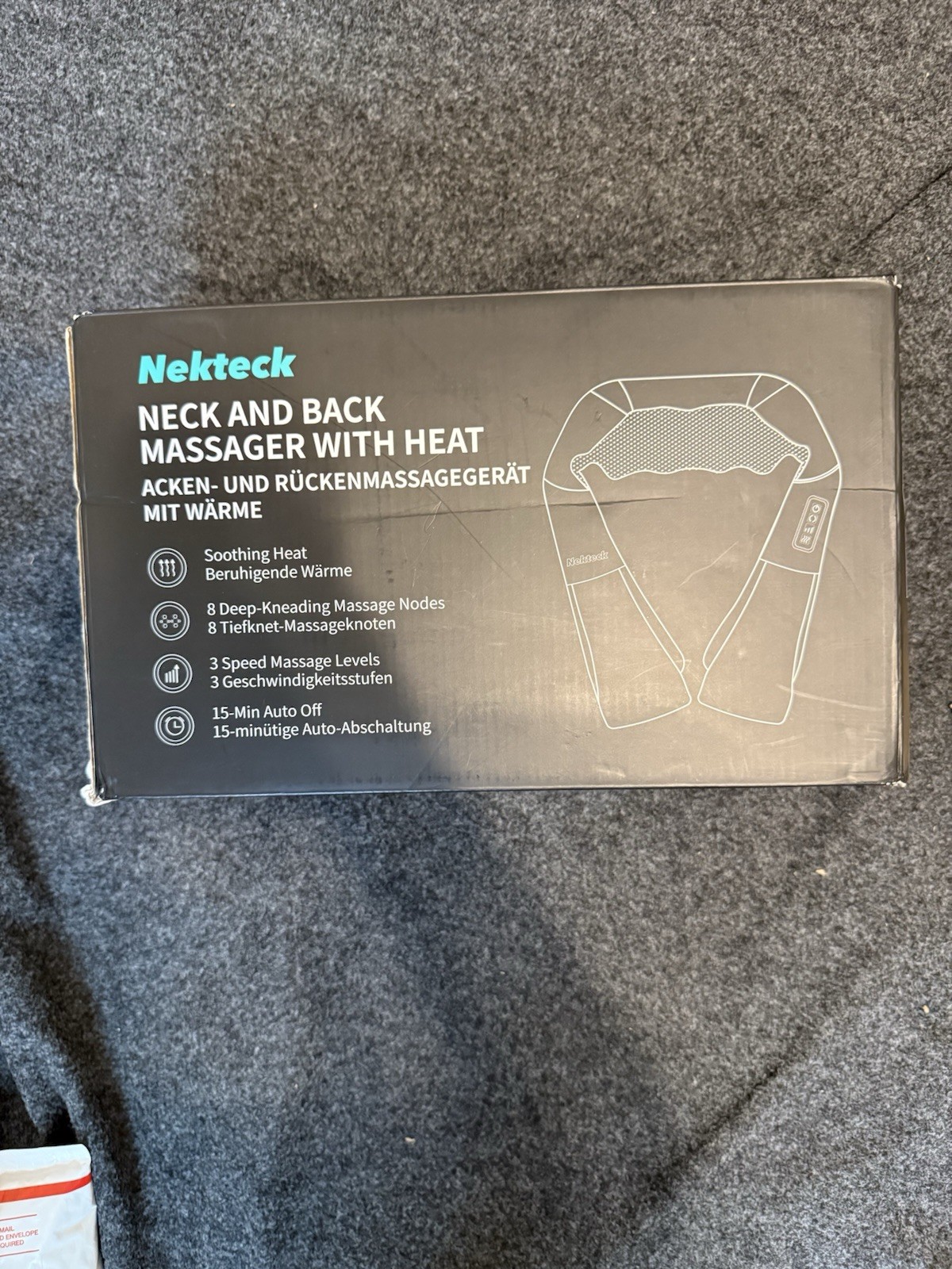 Nekteck Neck & Back Massager With Heat