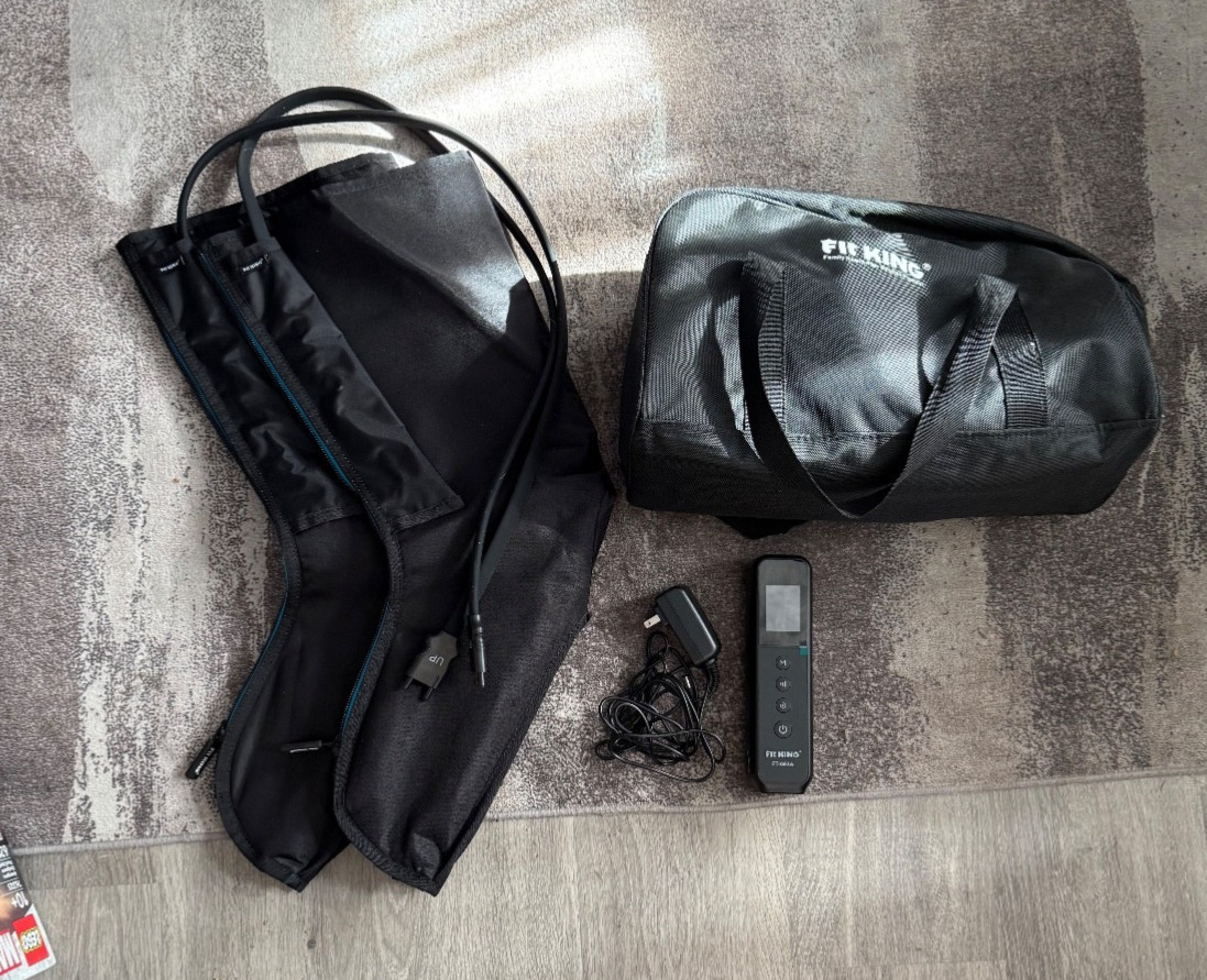 Fit King FT-093A Black 2 Modes 3 Intensities Air Compression Leg Massager