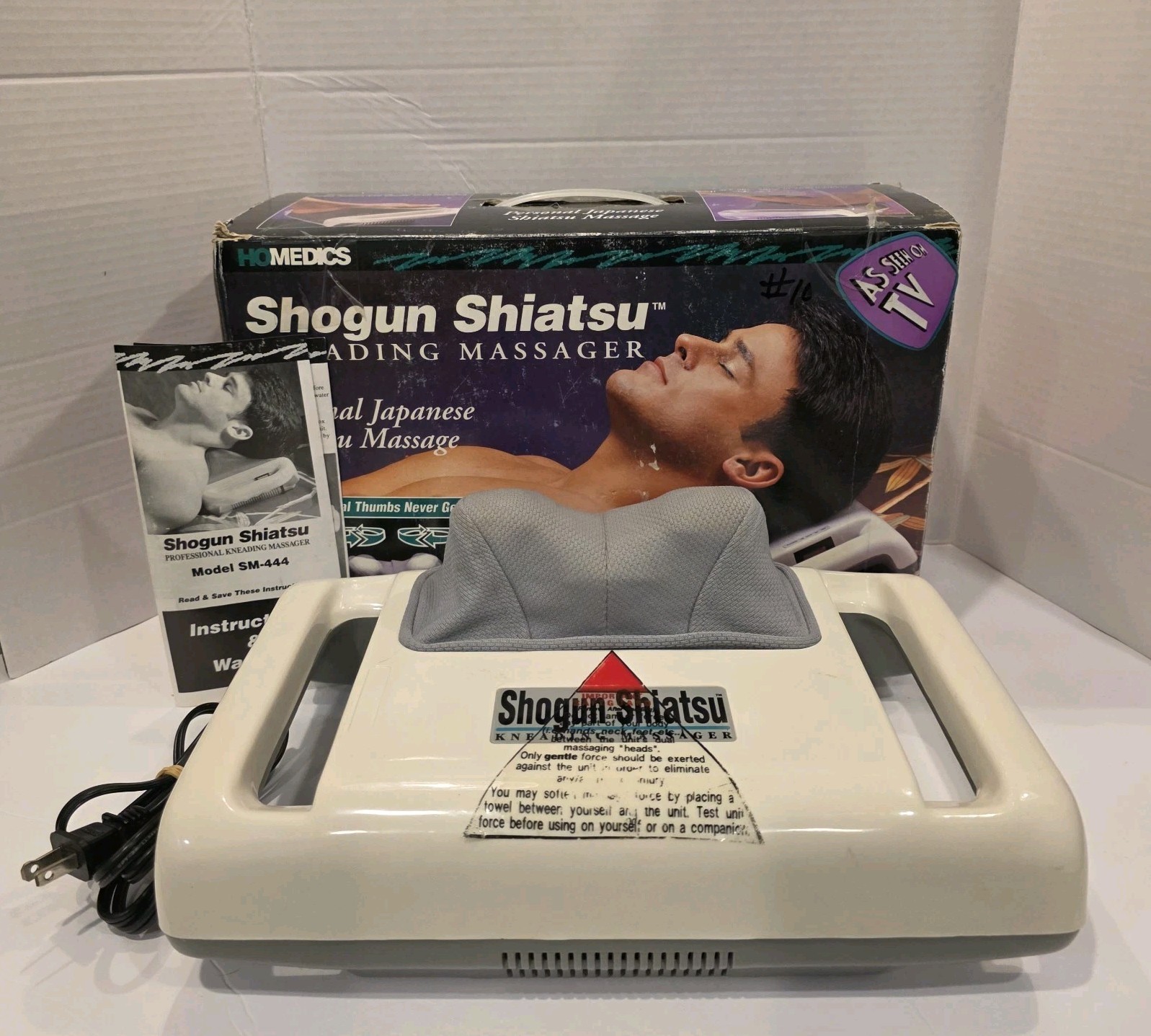 Homedics SHOGUN SHIATSU Kneading Massager Japanese Foot Neck Body Tested Working