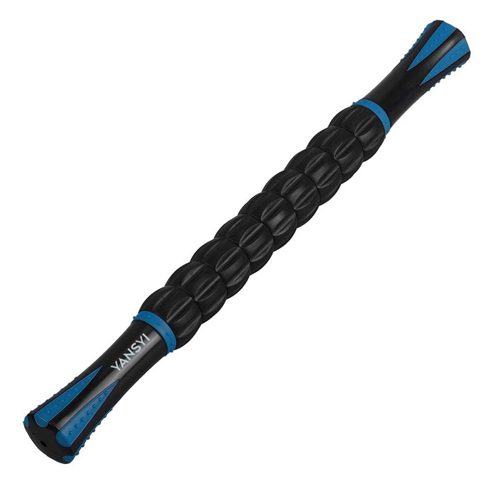 YANSYI Professional 9-Roller Deep Tissue Massage 1 Count (Pack of 1), Blue 1
