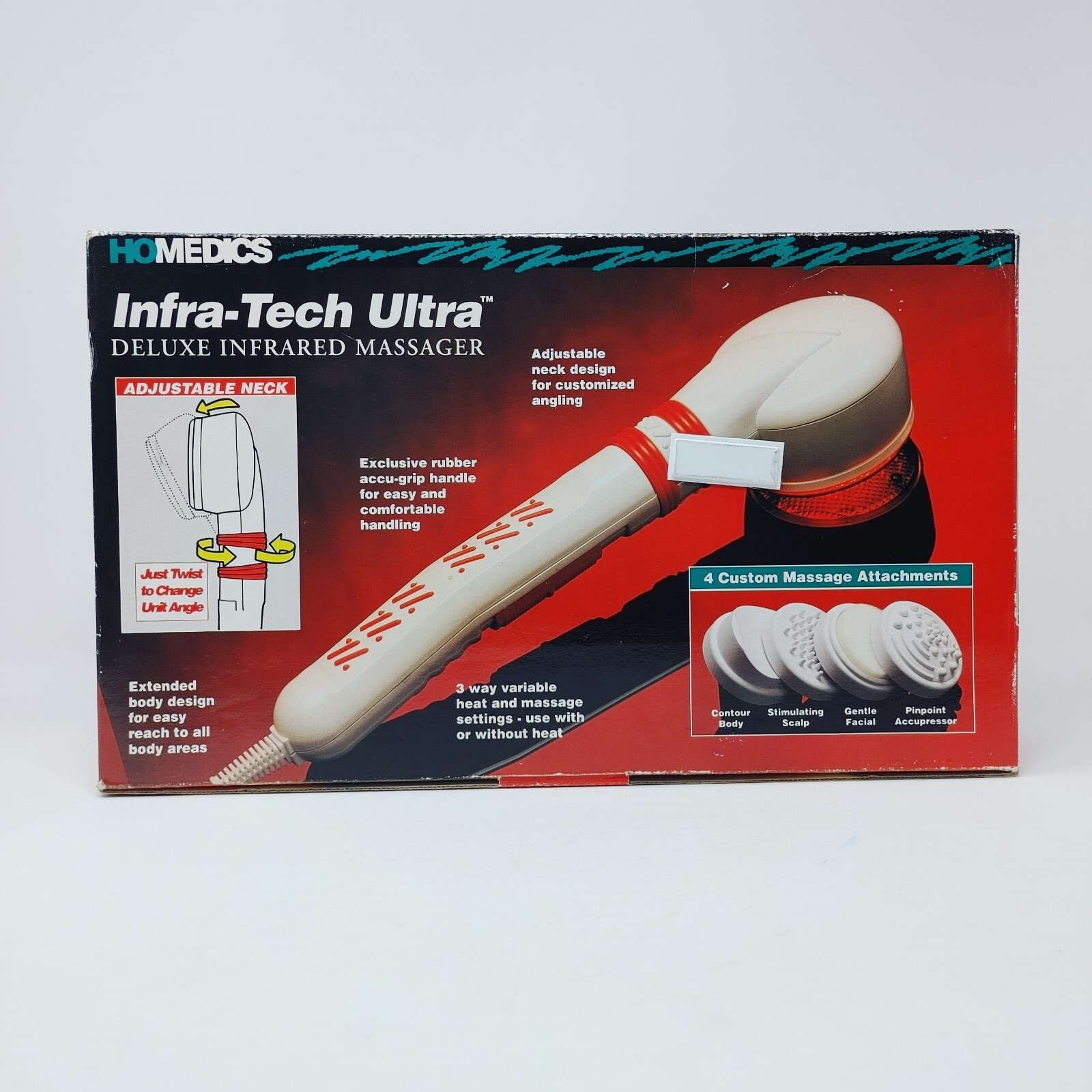 Homedics Infra-Tech Ultra Deluxe Infrared Handheld Wand Massager QB-60 – Tested