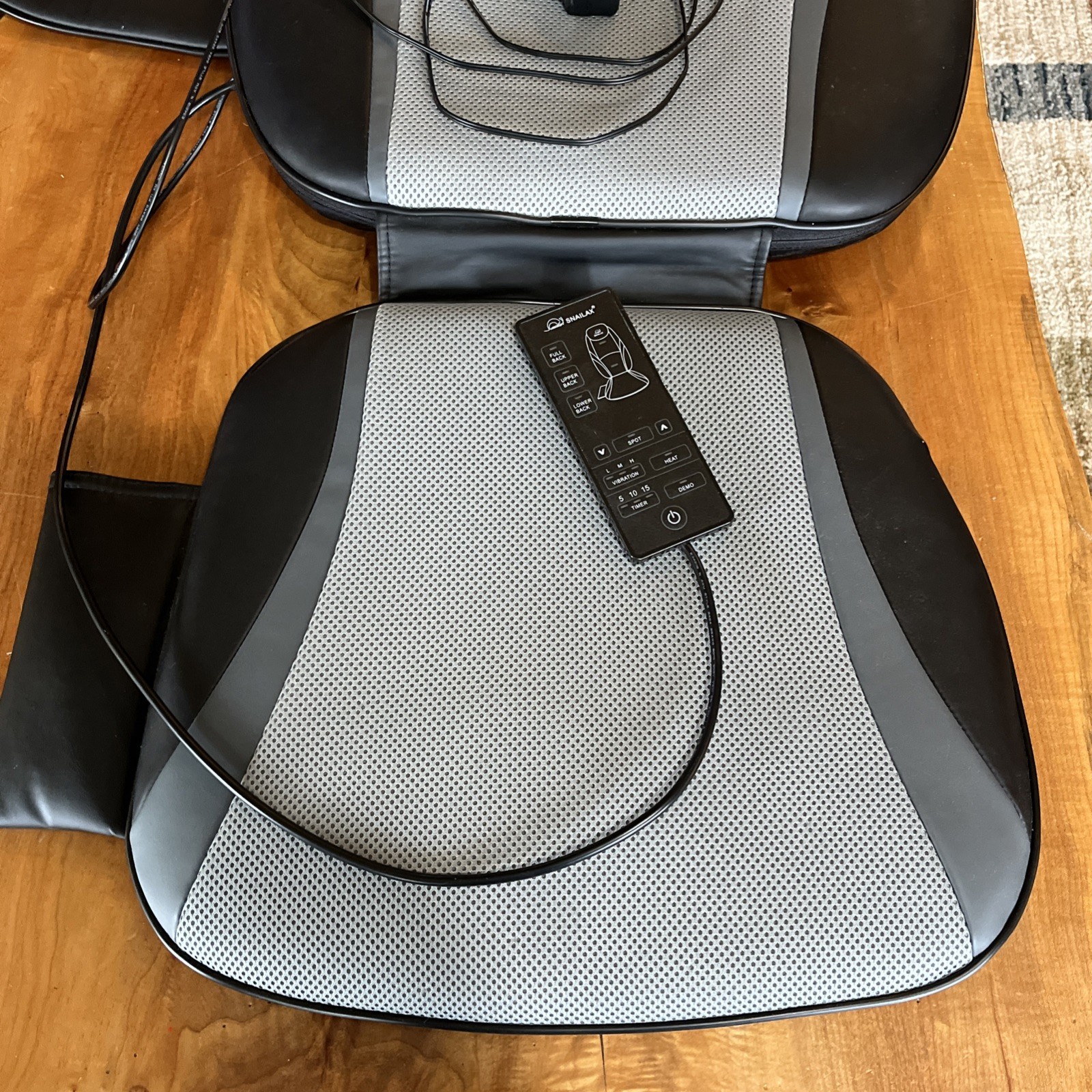 Snailax Shiatsu Massage Cushion with Heat Massage Chair Pad (SL-256)