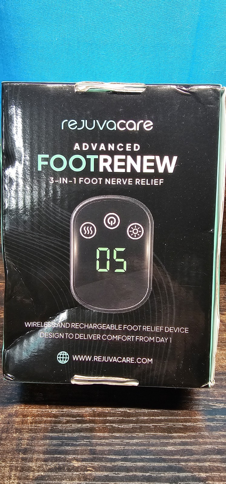 Rejuvacare Advanced FootRenew 3-In-1 Foot Nerve Relief **NEW**