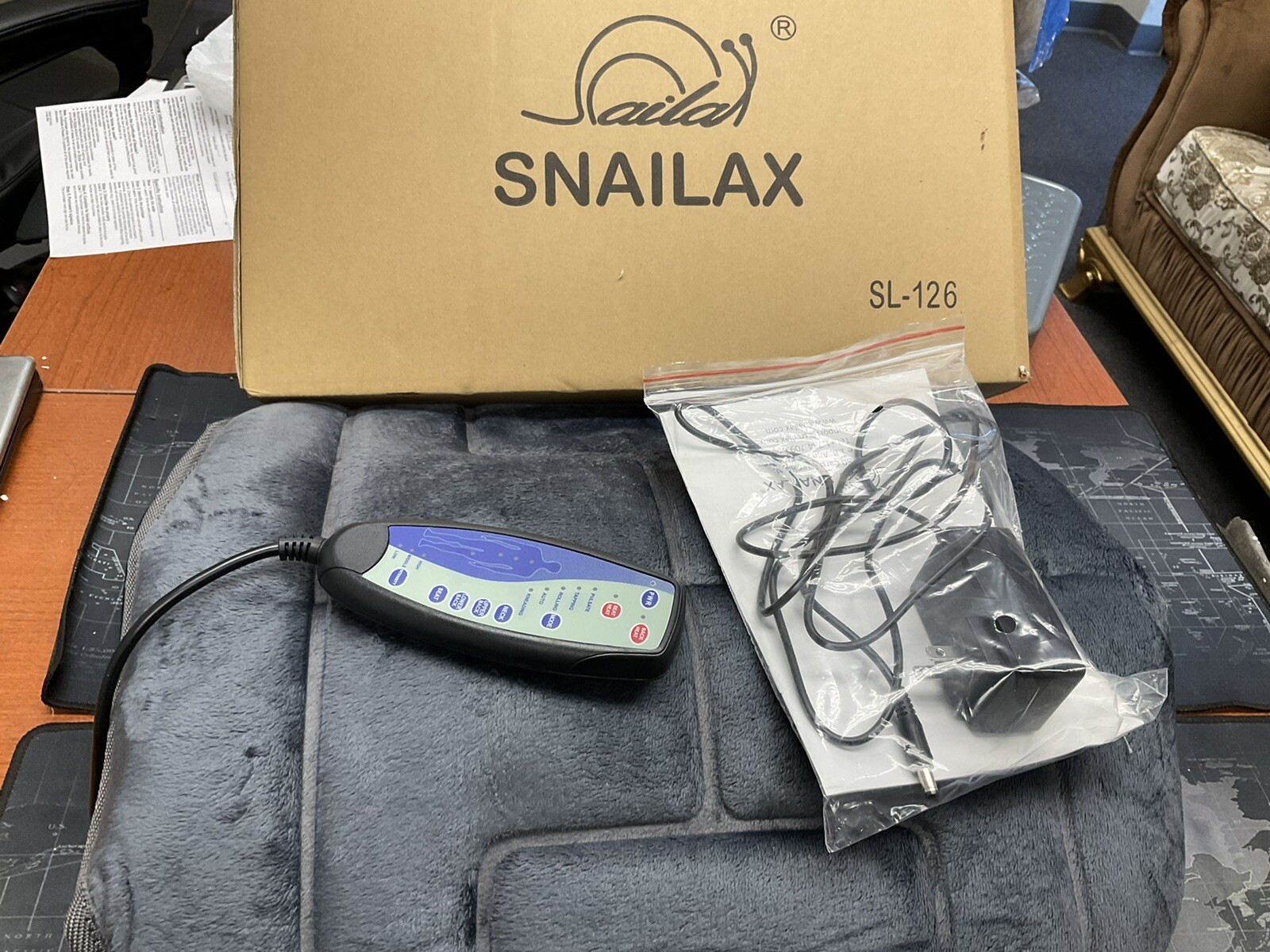 Snailax SL-126 Massage Cushion Massager Seat – Black