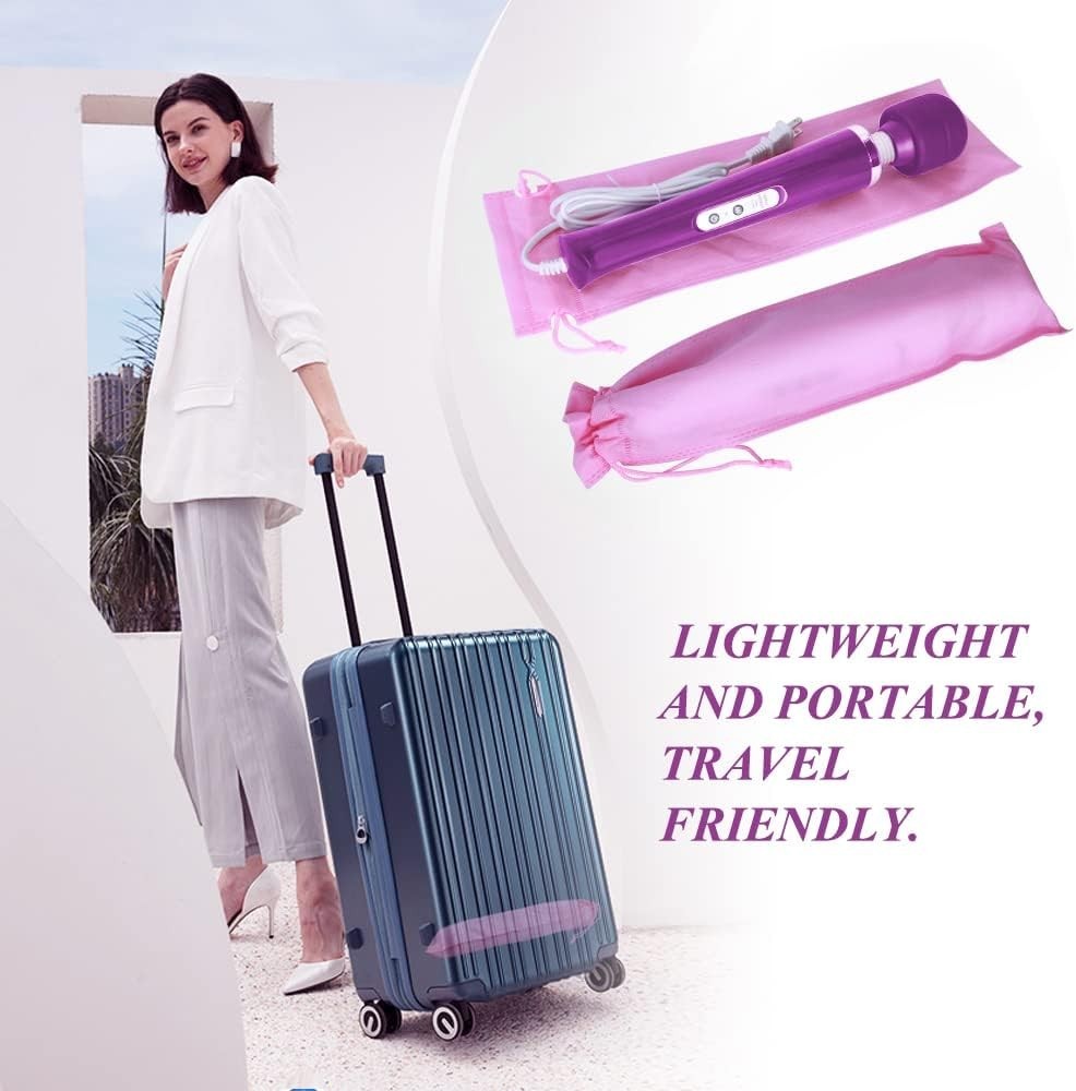 Powerful Handheld Massager with 10 Pulse Settings for Total Body Relief – Purple