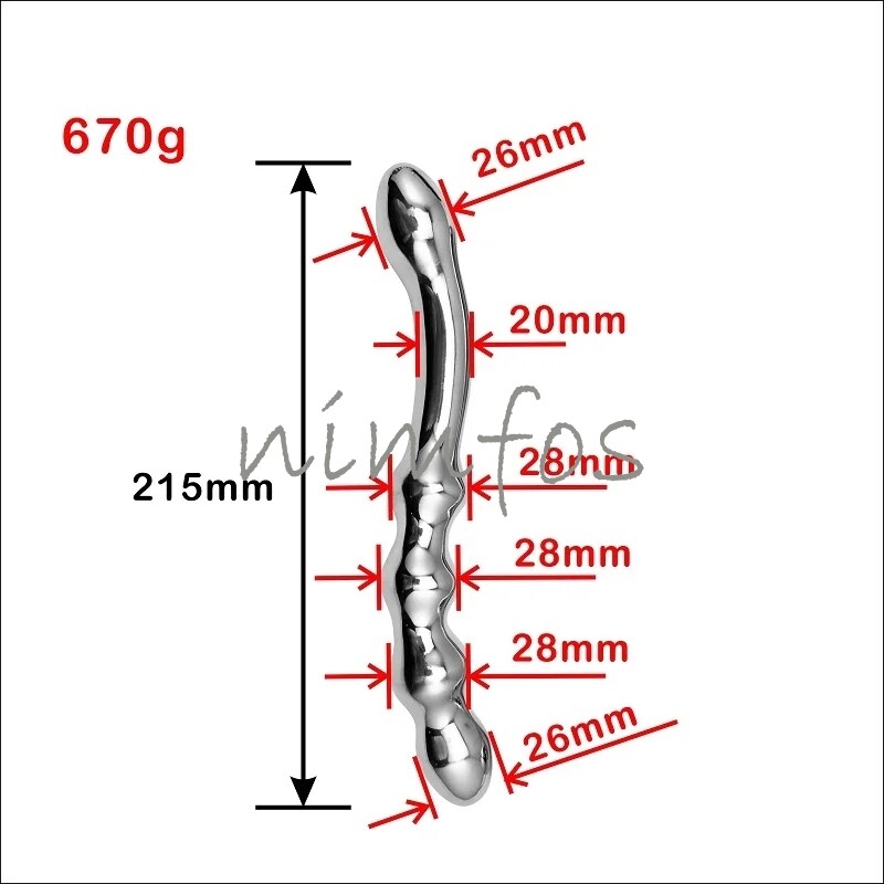 Stainless Steel Handheld Full Body Massager Wand Prostate Toy Stimulate Massage