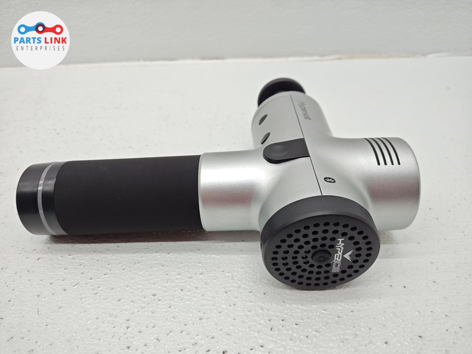 Hyperice Hypervolt Silver Bluetooth Percussion Massage Gun Device Set
