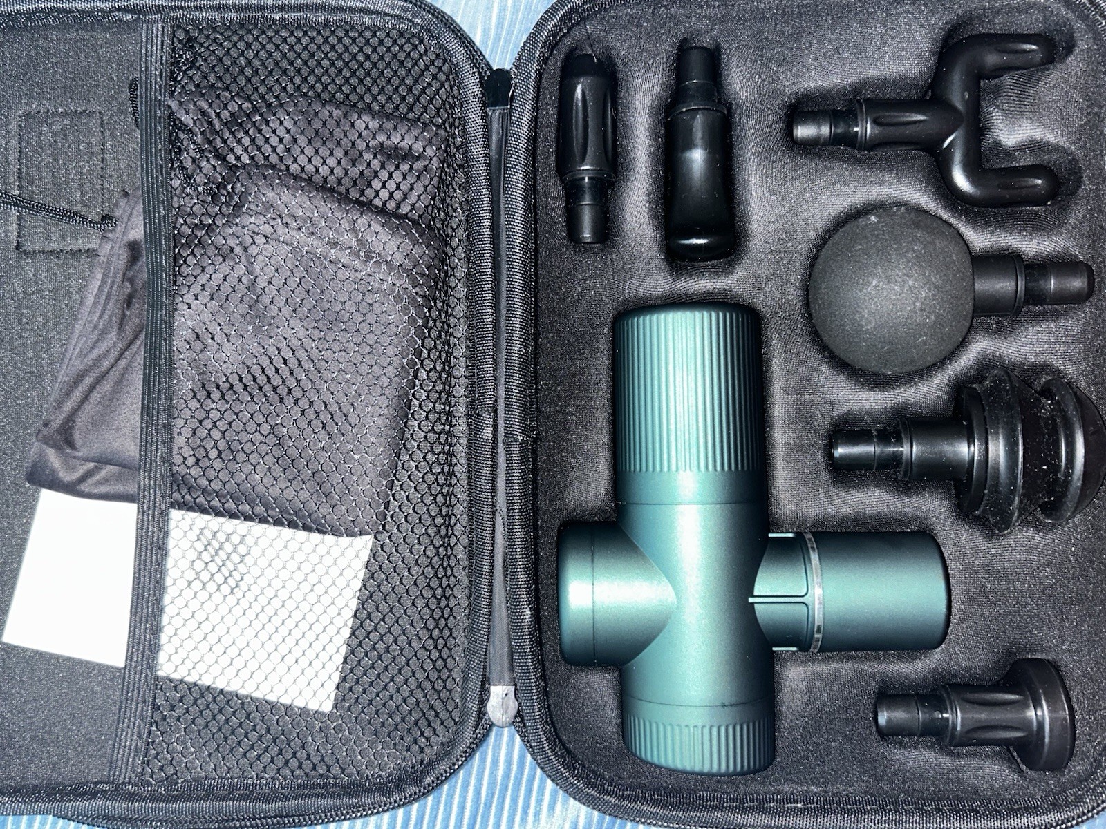 bskən Handheld Cordless Percussion Massage Gun 6 Heads USBC CHARGER