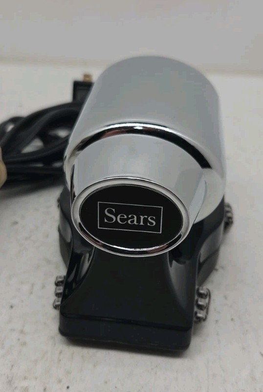 Vtg Sears Professional Barber Type Massager Model 793.2201 2 Speed Chrome W/Box
