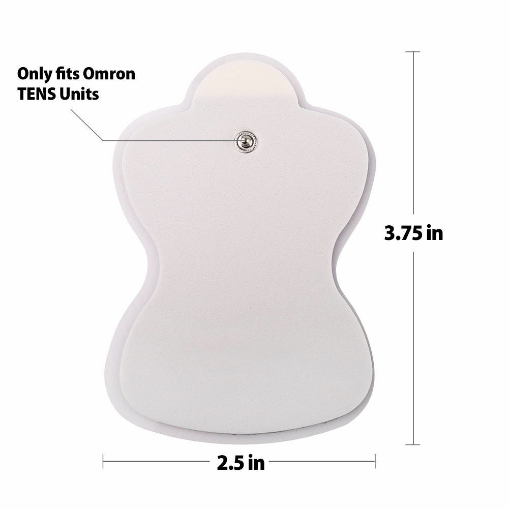 20 PCS Snap Replacement Electrode Pads for TENS Unit Muscle Stimulator Massager