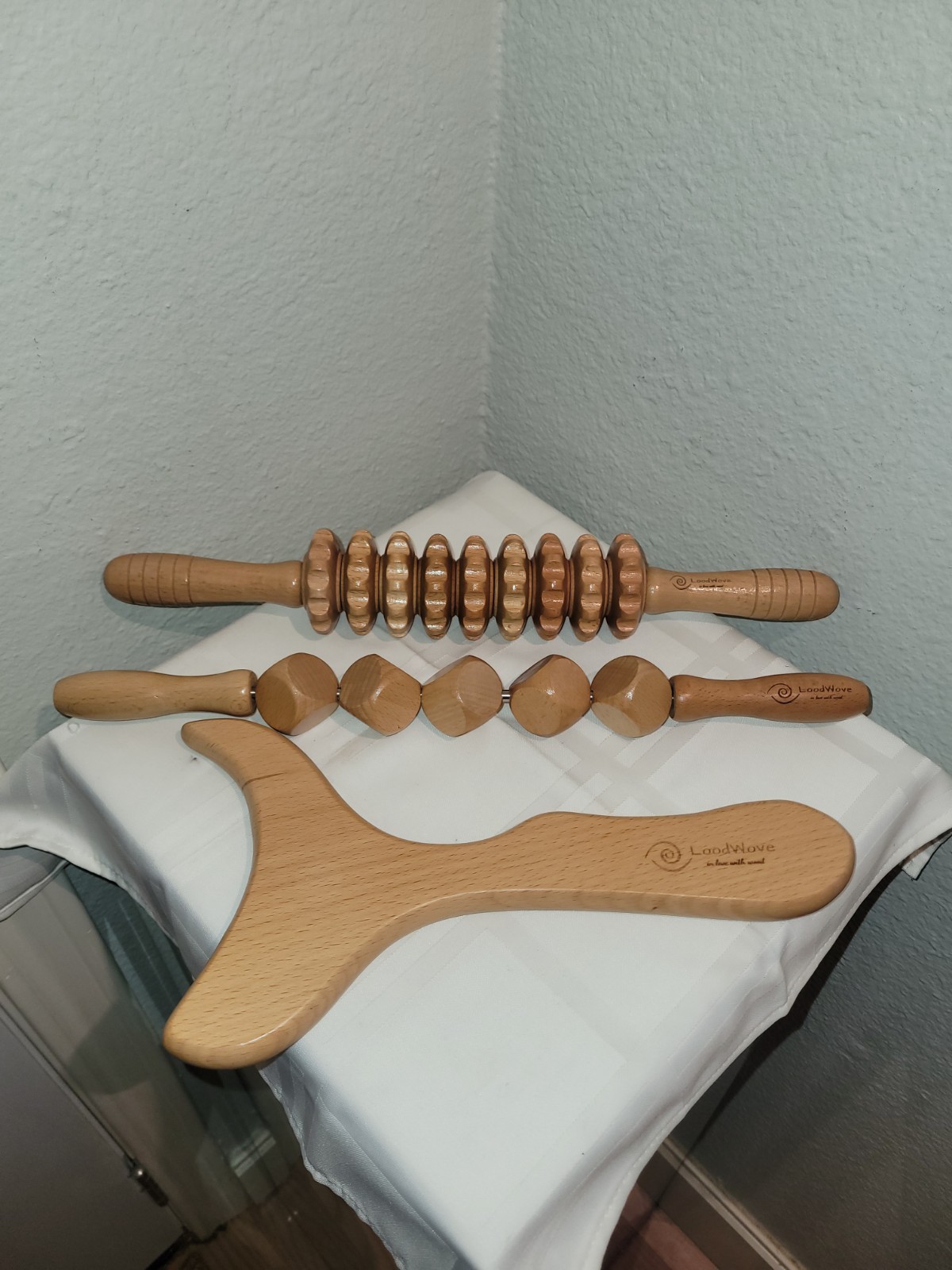 Wood Therapy Massage Tools For Body Shaping Set Of 3 Pcs