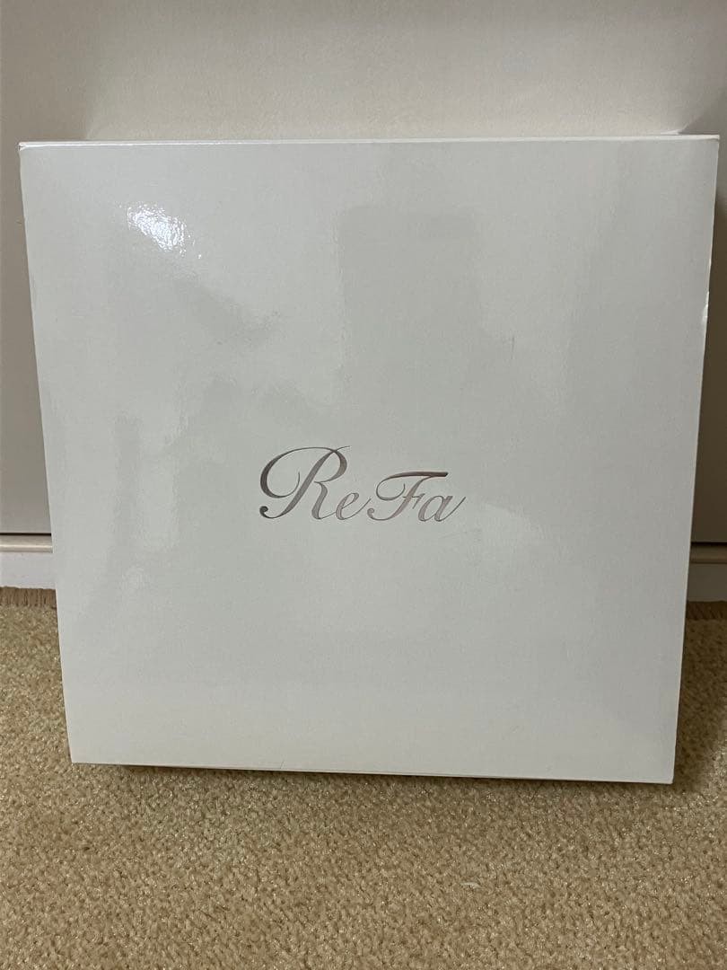 ReFa Silver Facial Roller with Pouch Streamlined Design Unused