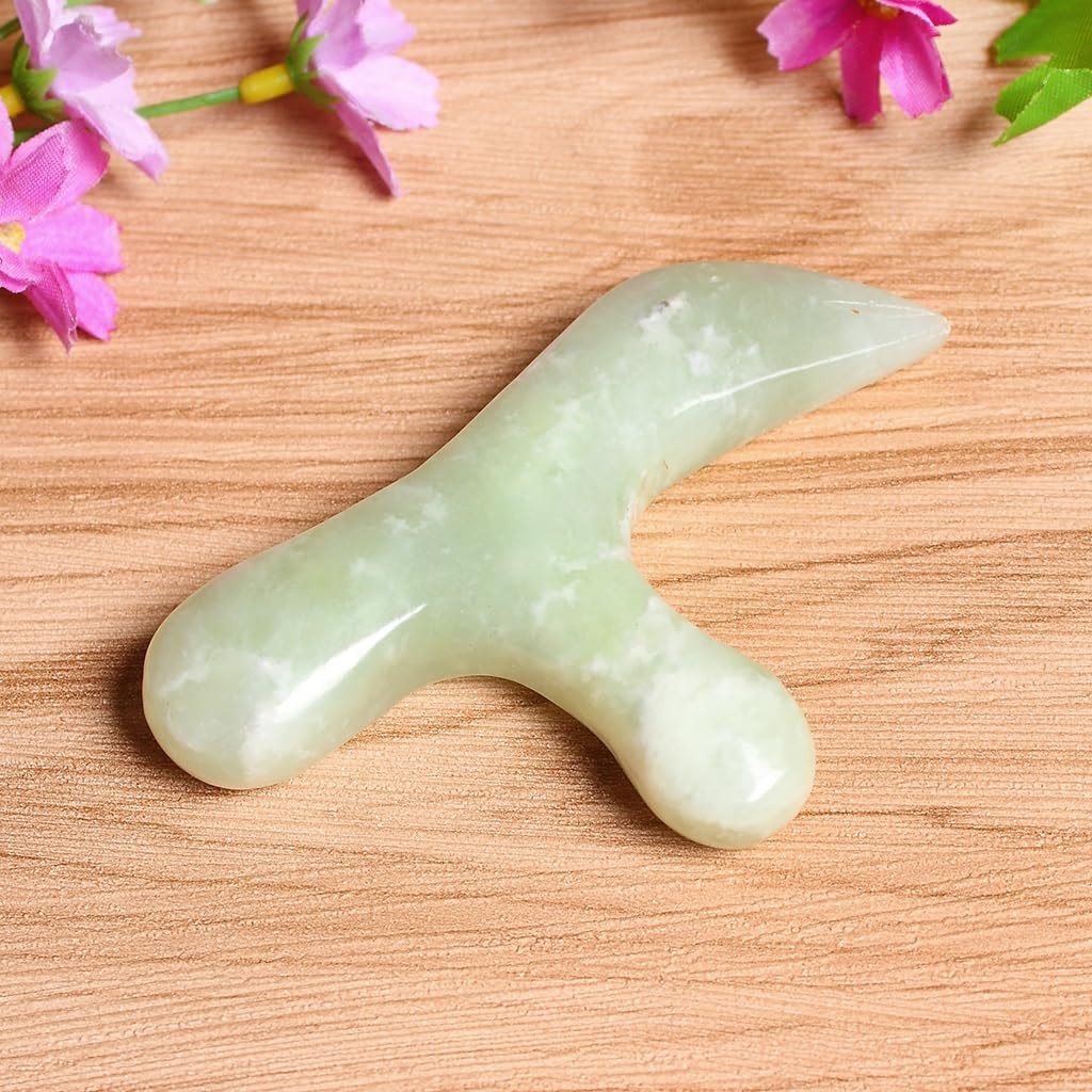 ewinever Ewin24 Natural Jade Foot Massager 1 Count (Pack of 1), White