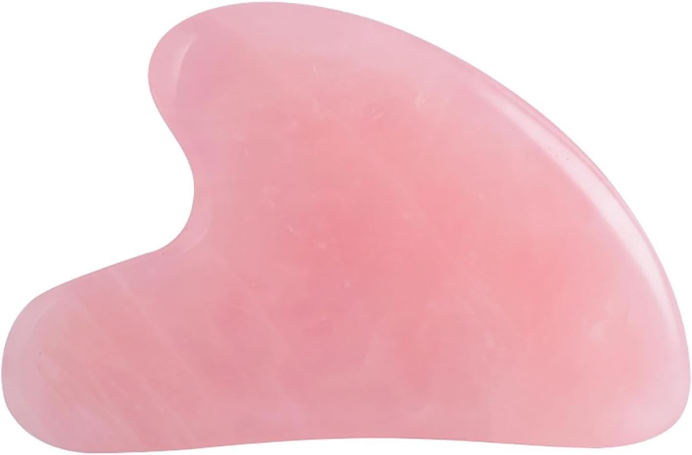Jade Stone Gua Sha Massage Tool for Face Body Neck and Eye Pink