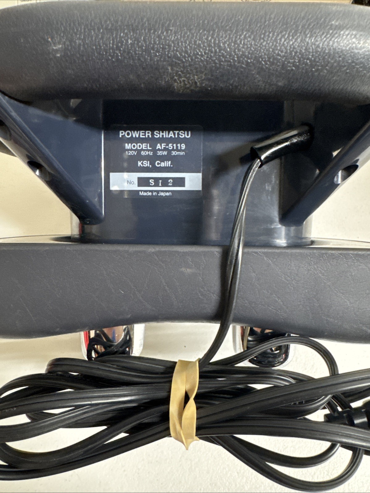 KSI Multiple Speed Shiatsu Professional Full Body Power Massager Made in Japan