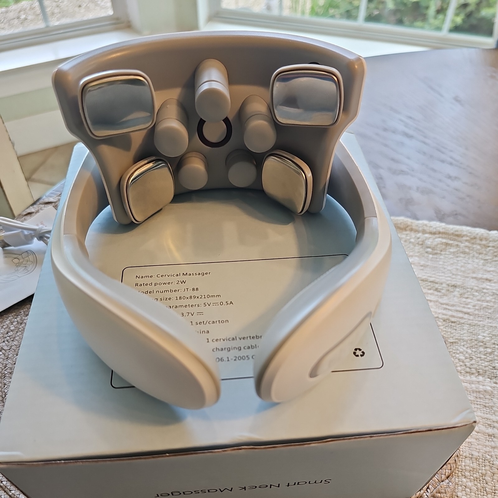 JT-88 Smart Vibration Neck Electric Massager New Open Box
