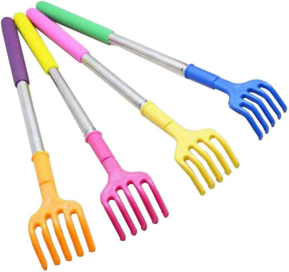 (4- Pack) Portable Extendable Telescopic Plastic Back Scratchers/Hand Massage…