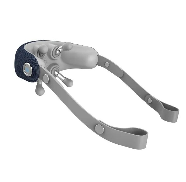 NEW mxm2mxm Shiatsu Deep Tissue Talking Electric Neck Massager w 4 Nodes 2 Modes