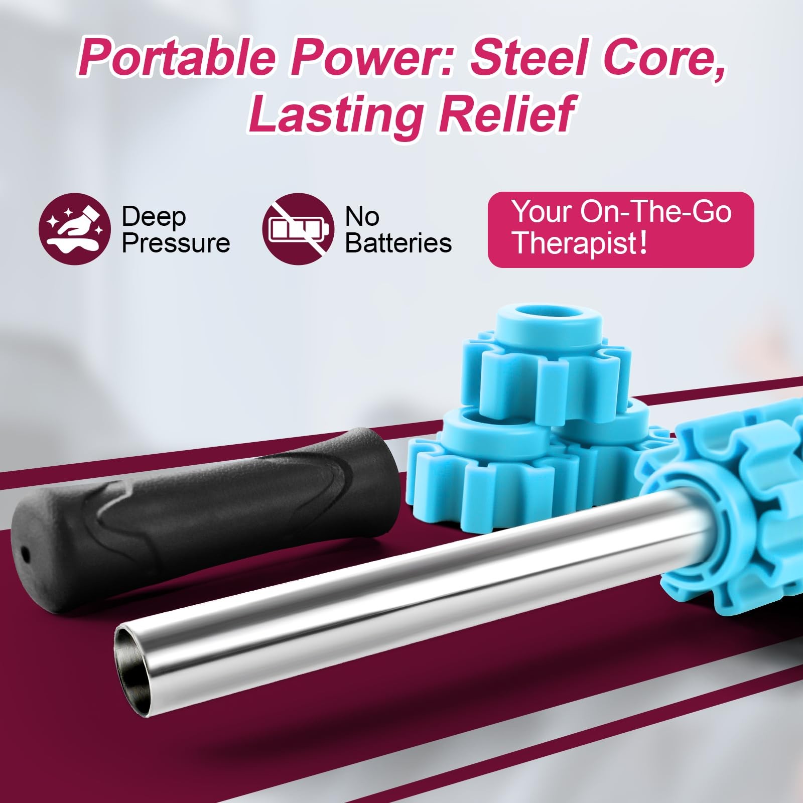 Massage Roller, Muscle Roller Stick, Therapy Roller Stick for Legs, Calf, Thi…