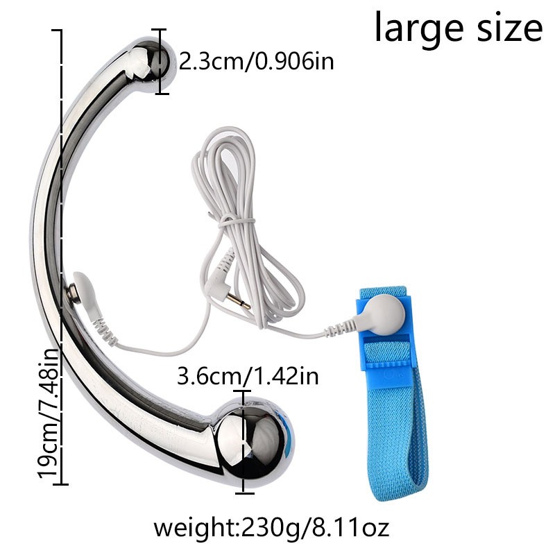 Metal Heavy Duty Curved Back Full Body Trigger Points Pain Relief Massage Wand