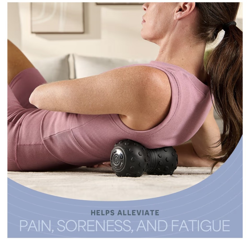 Lifepro 4-Speed Vibrating Massage Ball, Compact Foam Roller for Recovery