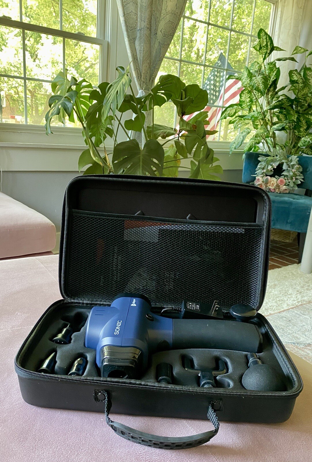 Sonic Handheld Percussion Massage Gun 5 Speed High-Intensity Deep Tissue Massage