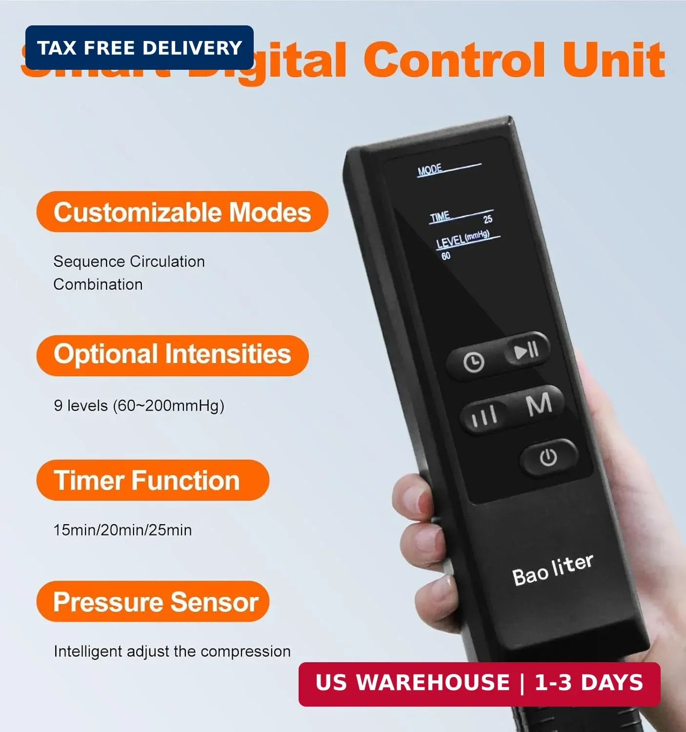 Leg Compression Massager,Professional Full Leg Sequential Pressure Boots, Air Co