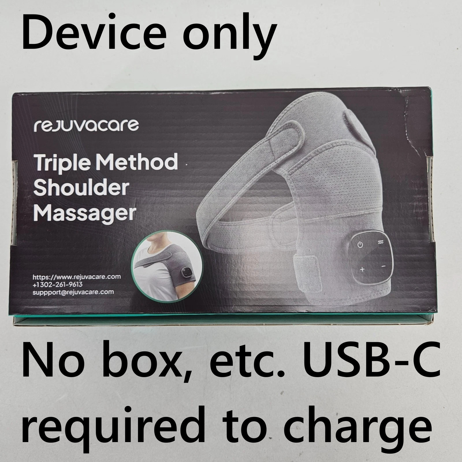 Rejuvacare Shoulder Vibration+Heat Massager Rotator Cuff Joint Pain Relief
