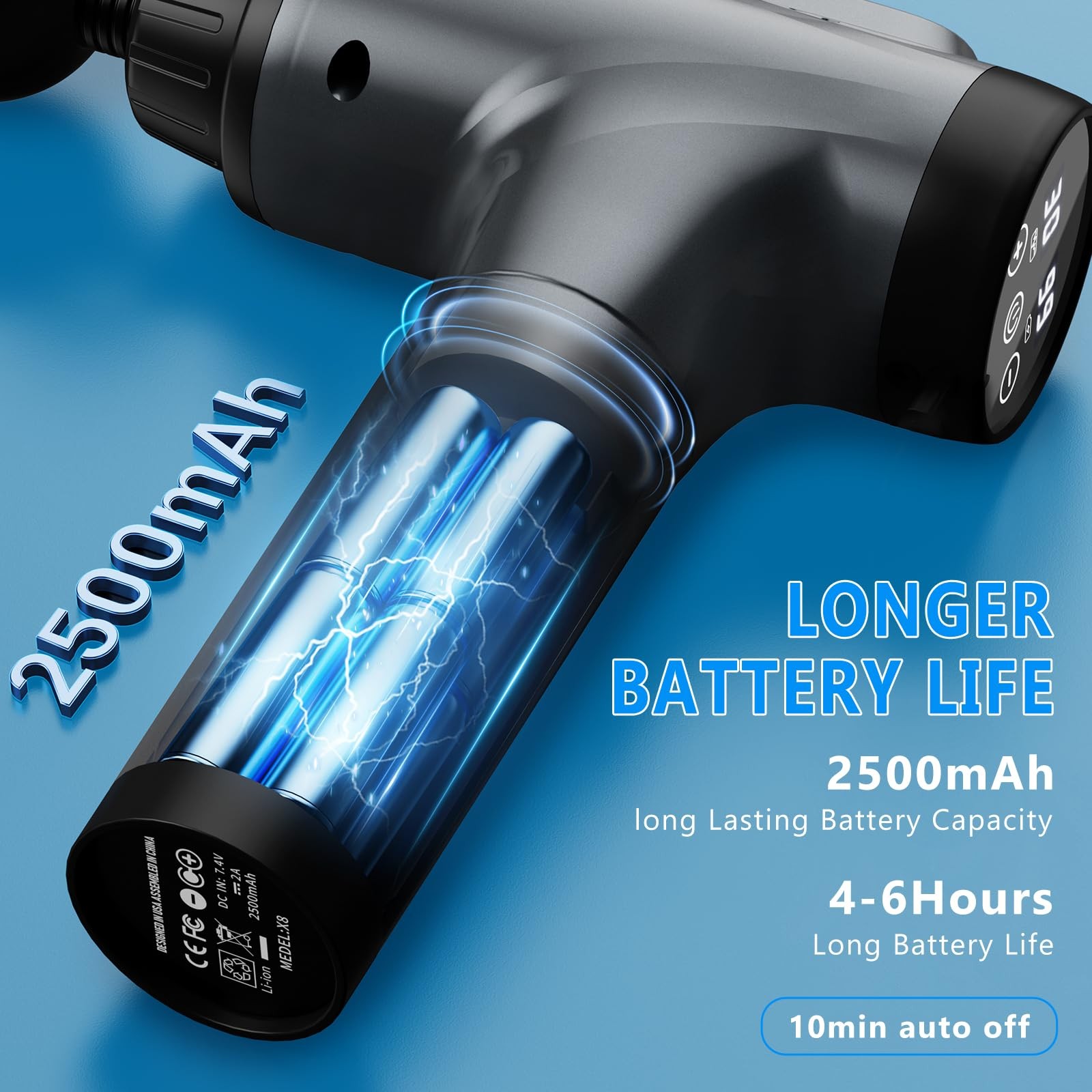 APHERMA Massage Gun, Muscle Massage Gun for Athletes Handheld Electric Deep T…