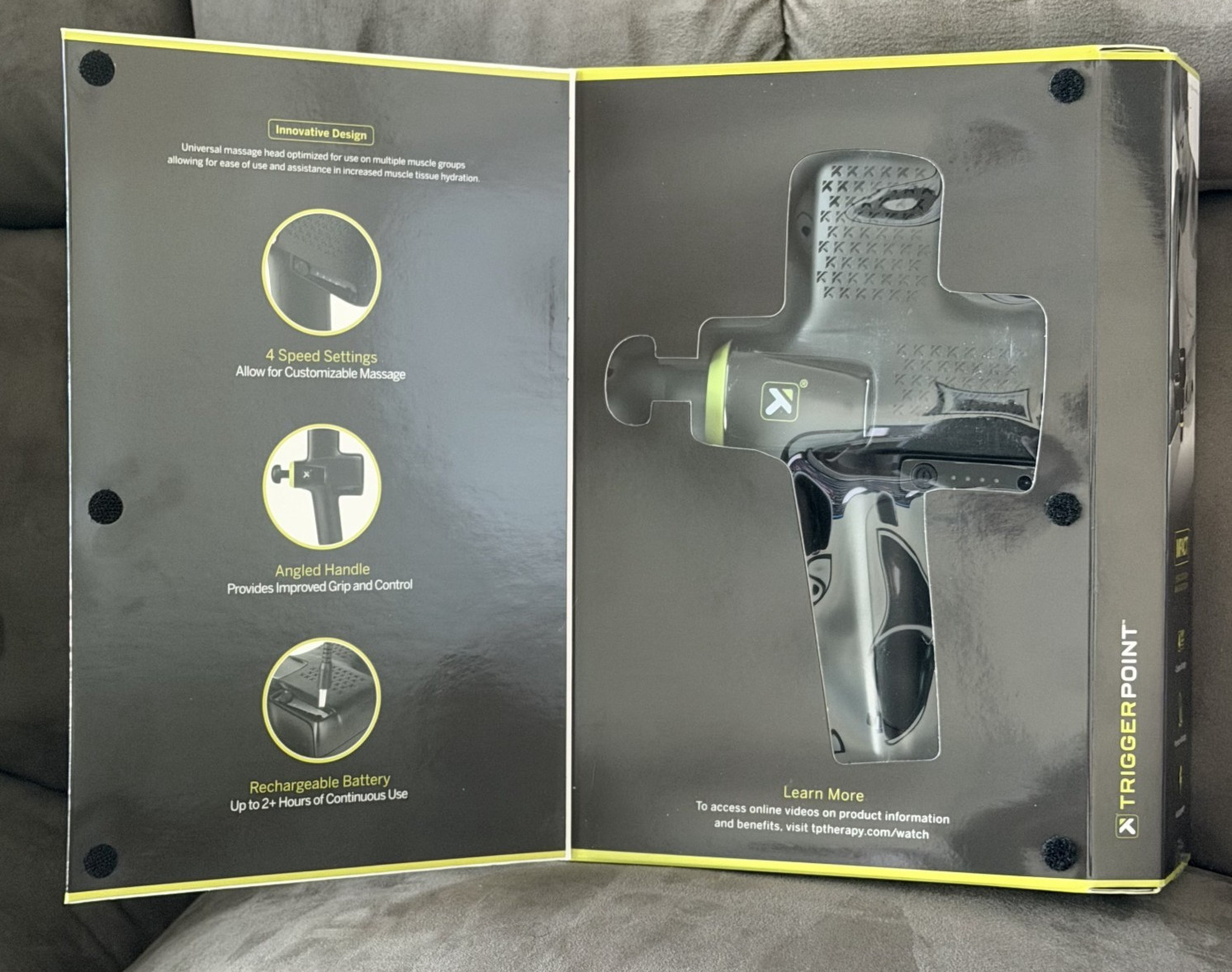 New IMPACT TriggerPoint Percussion Massage Gun 4 speeds Rechargeable battery