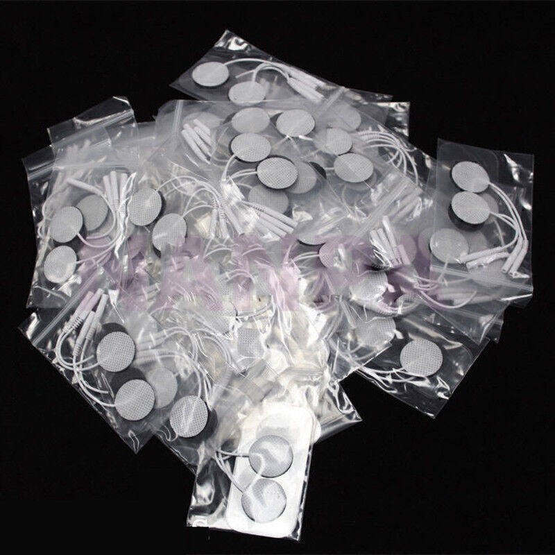 50 Pairs Round Replacement Microcurrent Electrodes For Body Toning Body Slimming
