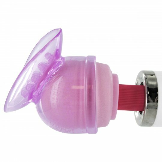 Lily Pod Massage Wand Essentials Attachment Purple TPE Massager Fits Most Wands