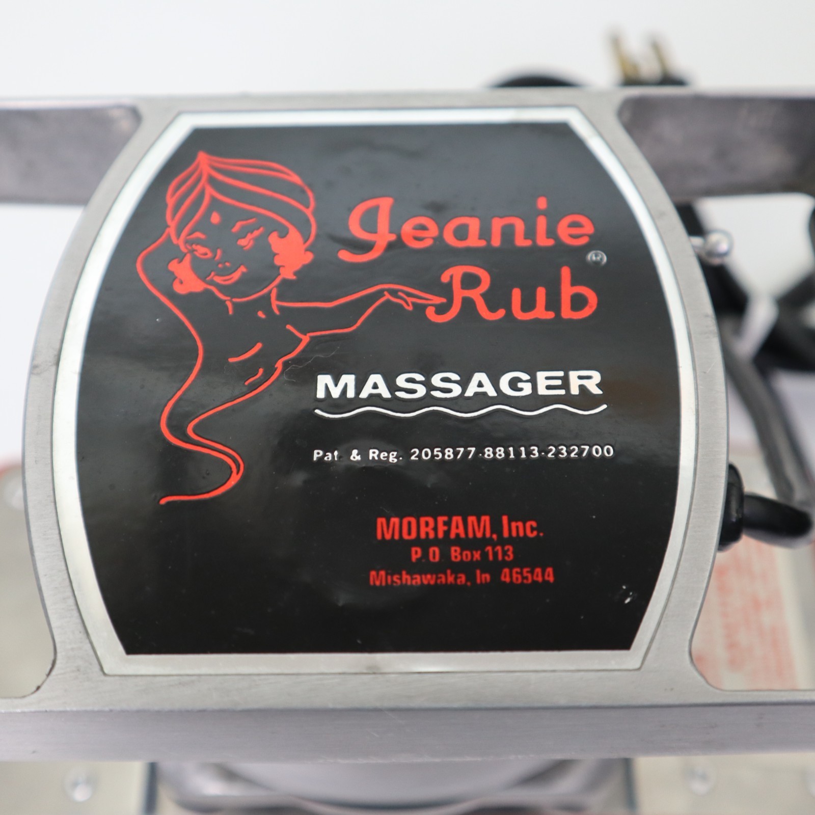 Vintage Jeanie Rub Massager Morpam Model M69-315A Full Body Deep Tissue Vibrator