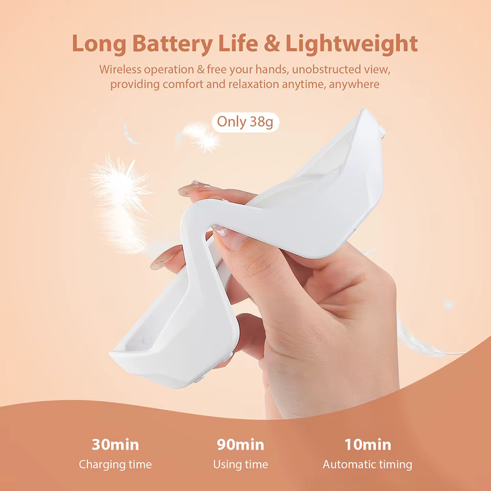 3D Eye Massager, Relaxing Eye Massager for Fatigue Relief, Dark Circle Care a…