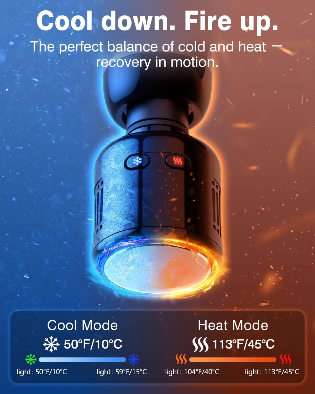Cotsoco Mini Massage Gun Hot & Cold Therapy Deep Tissue Percussion Massager Quie